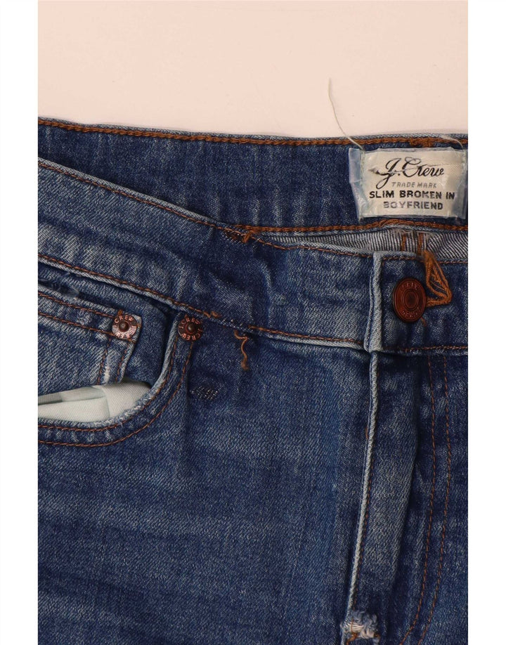 J. Crew Jean Boyfriend vieilli pour femme W28 L26 Bleu