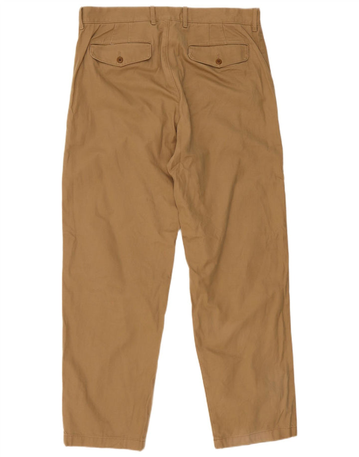 J. CREW Pantalon Chino Fuselé Homme W35 L32 Coton Beige