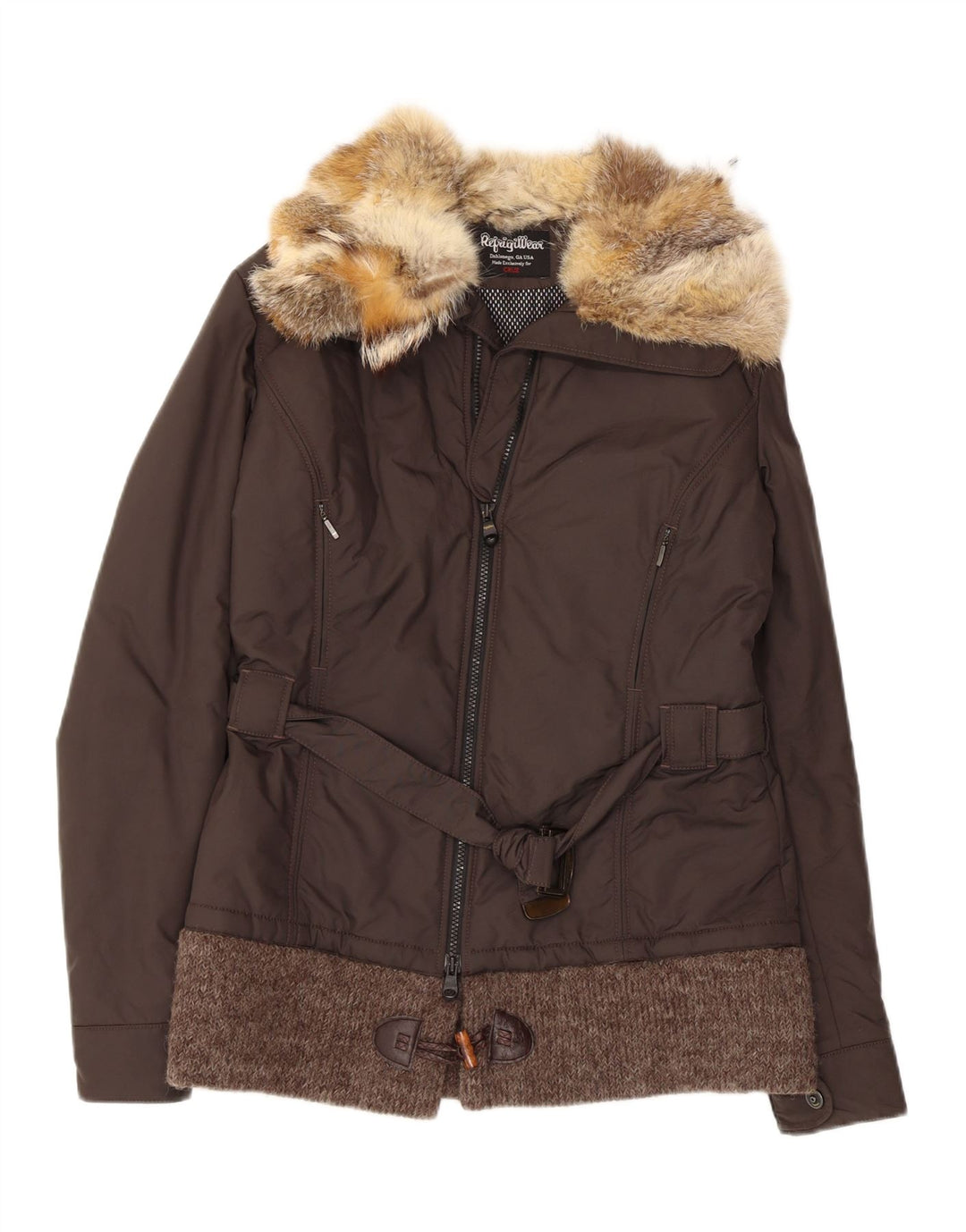 Refrigiwear Veste coupe-vent Cruz pour femme UK 14 Large Gris Polyamide