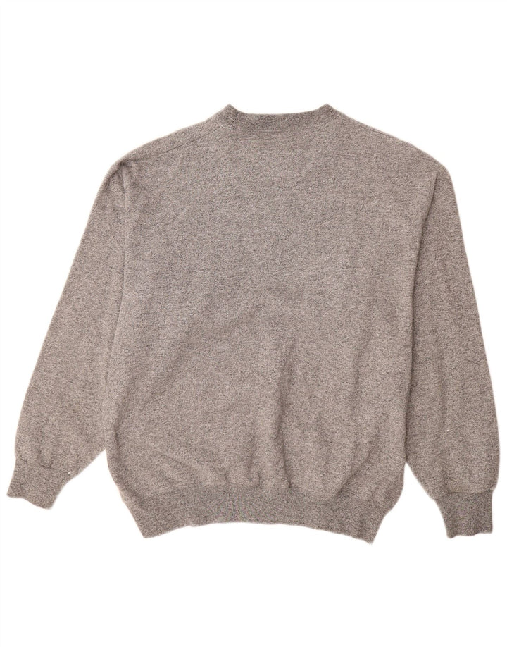 Champion Sweat-Shirt Graphique Homme Gris Moyen Moucheté Coton