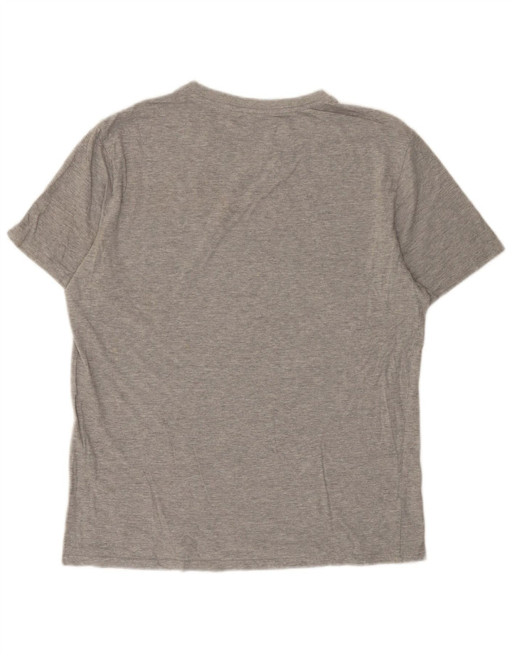 Hurley T-Shirt Graphique Homme Gris Moyen Moucheté