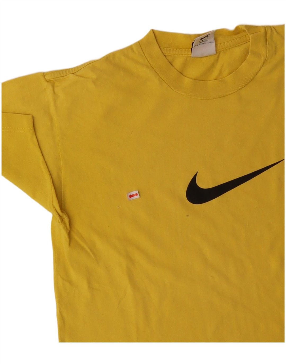 NIKE Haut T-Shirt Graphique Garçon 13-14 ans XL Jaune Coton