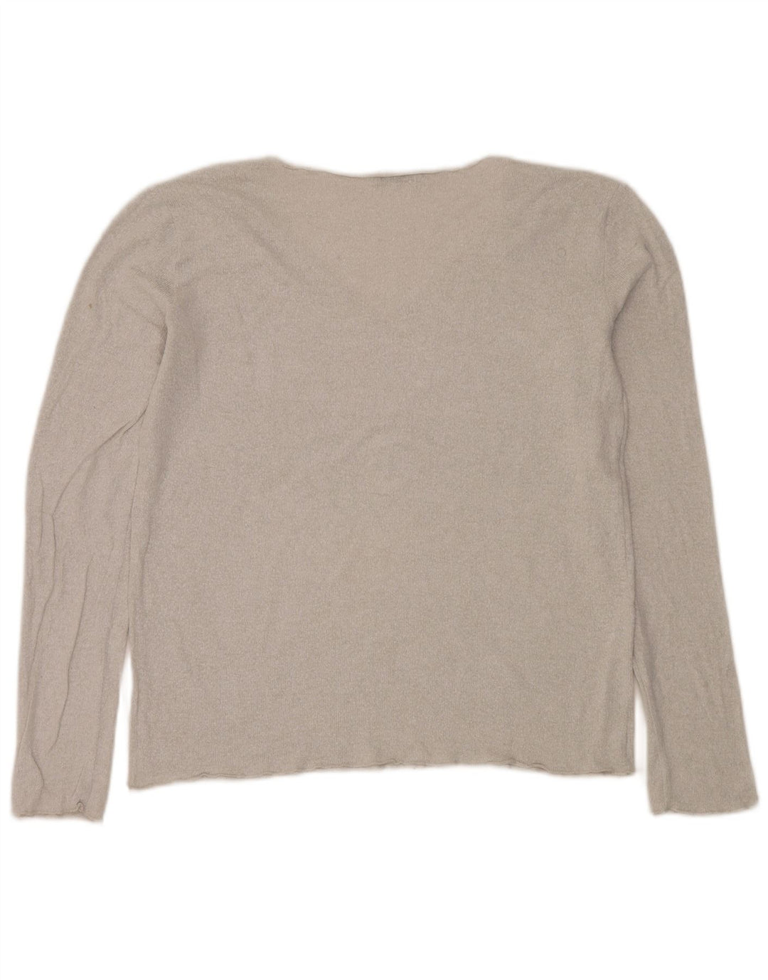 Zara Pull col V pour femme UK 16 Large Argenté