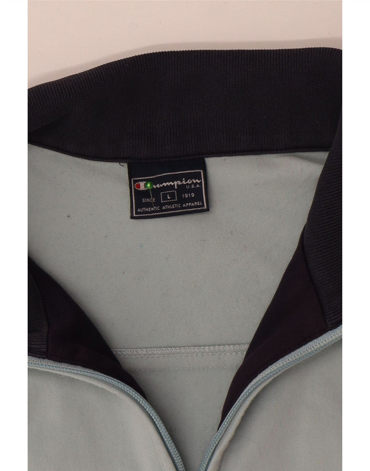 Champion Veste de survêtement pour homme Taille L Bleu Polyester