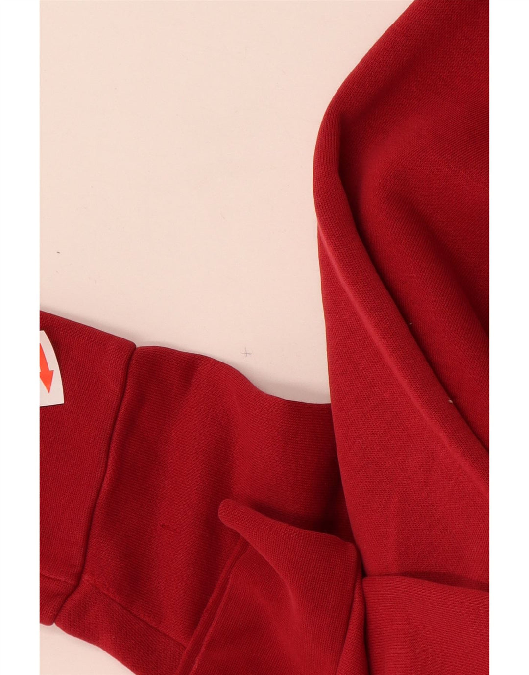 Adidas Sweat-shirt graphique pour femme UK 12/14 Rouge moyen en coton