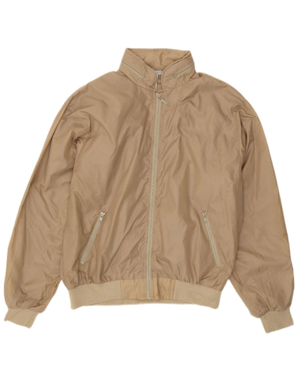 Izod Veste Bomber Homme UK 40 Large Beige Nylon