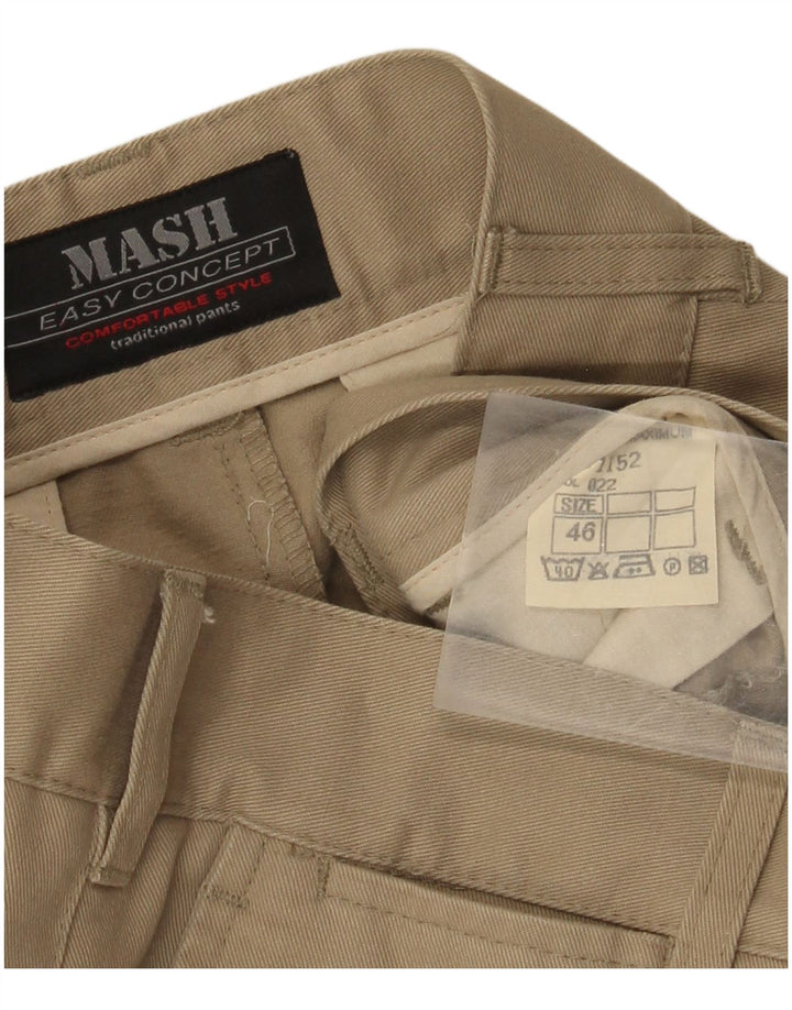Mash Pantalon Chino Droit Homme IT 46 Small W30 L31 Coton Beige