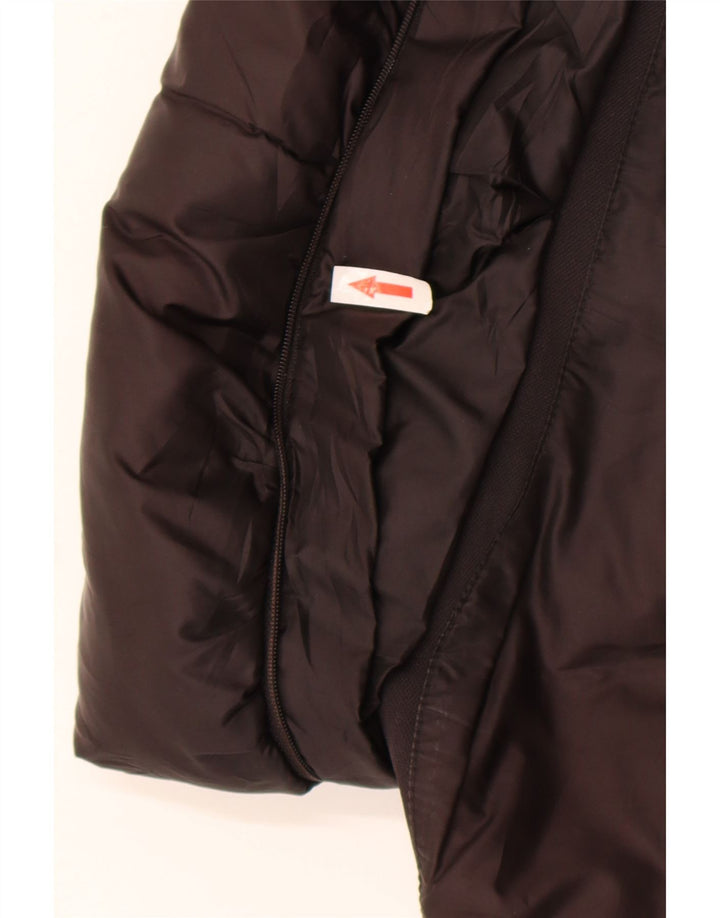 Geox Respira Veste matelassée surdimensionnée pour femme UK 10 Small Noir Polyester