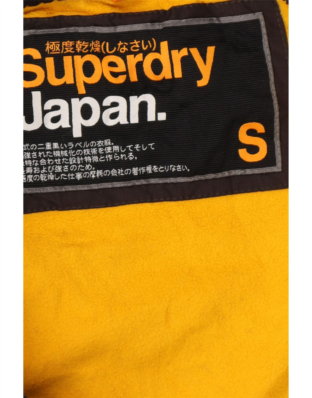 Superdry Veste coupe-vent graphique Windcheater pour homme UK 36 Small Noir