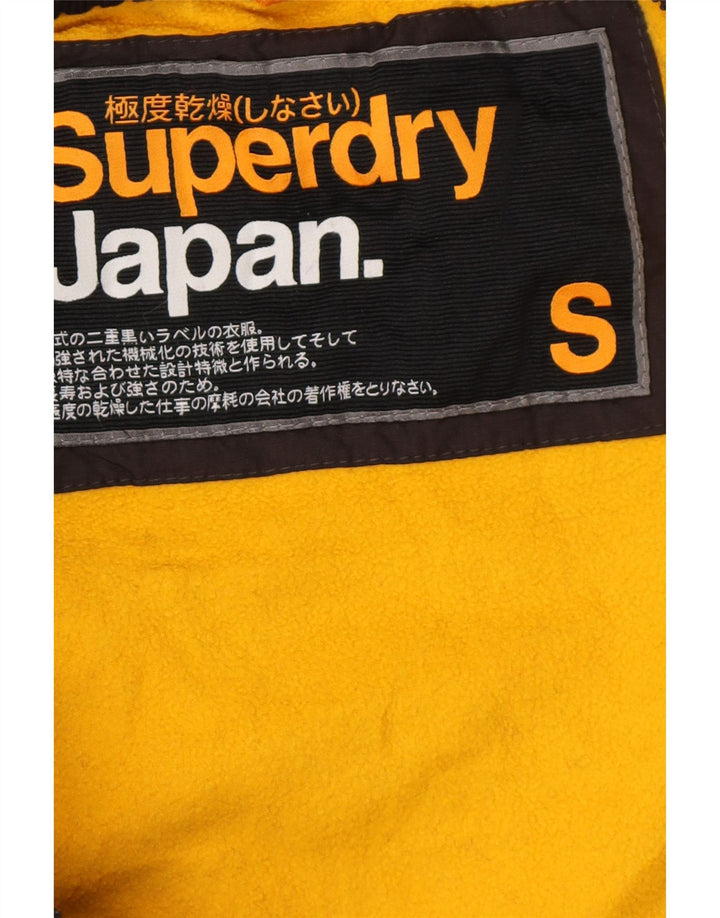 Superdry Veste coupe-vent graphique Windcheater pour homme UK 36 Small Noir