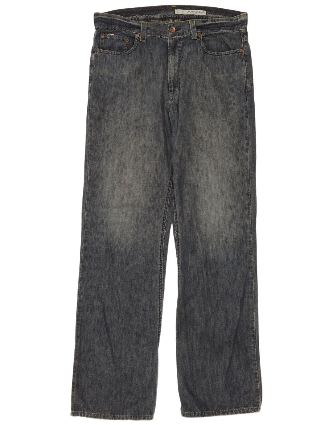 Dkny Jean droit homme W34 L34 bleu coton