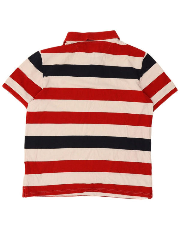 Timberland Mens Regular Fit Polo Shirt Medium Multicoloured Striped Cotton
