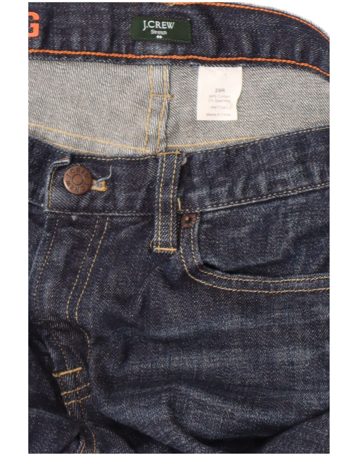 J. Crew Jean Bootcut Hipslung Femme W29 L33 Bleu Marine Coton