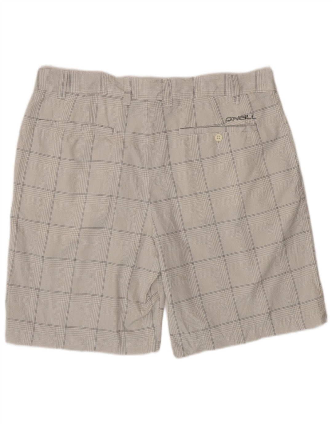 O'Neill Short Chino Homme W38 XL Gris Carreaux Polyester