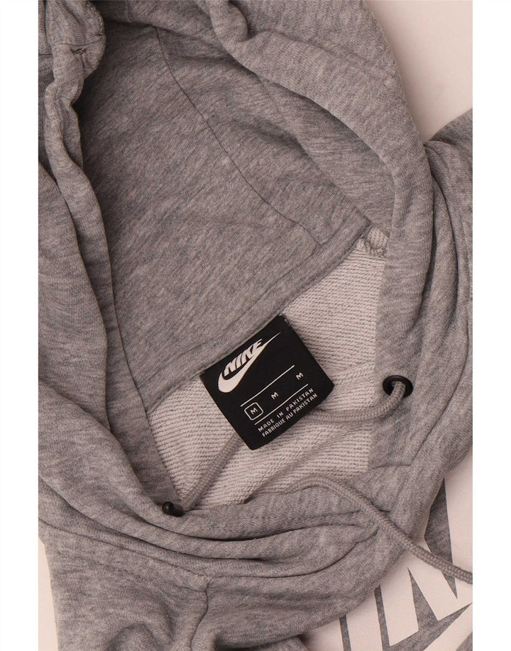 Nike Pull à capuche graphique pour femme UK 14 Gris moyen