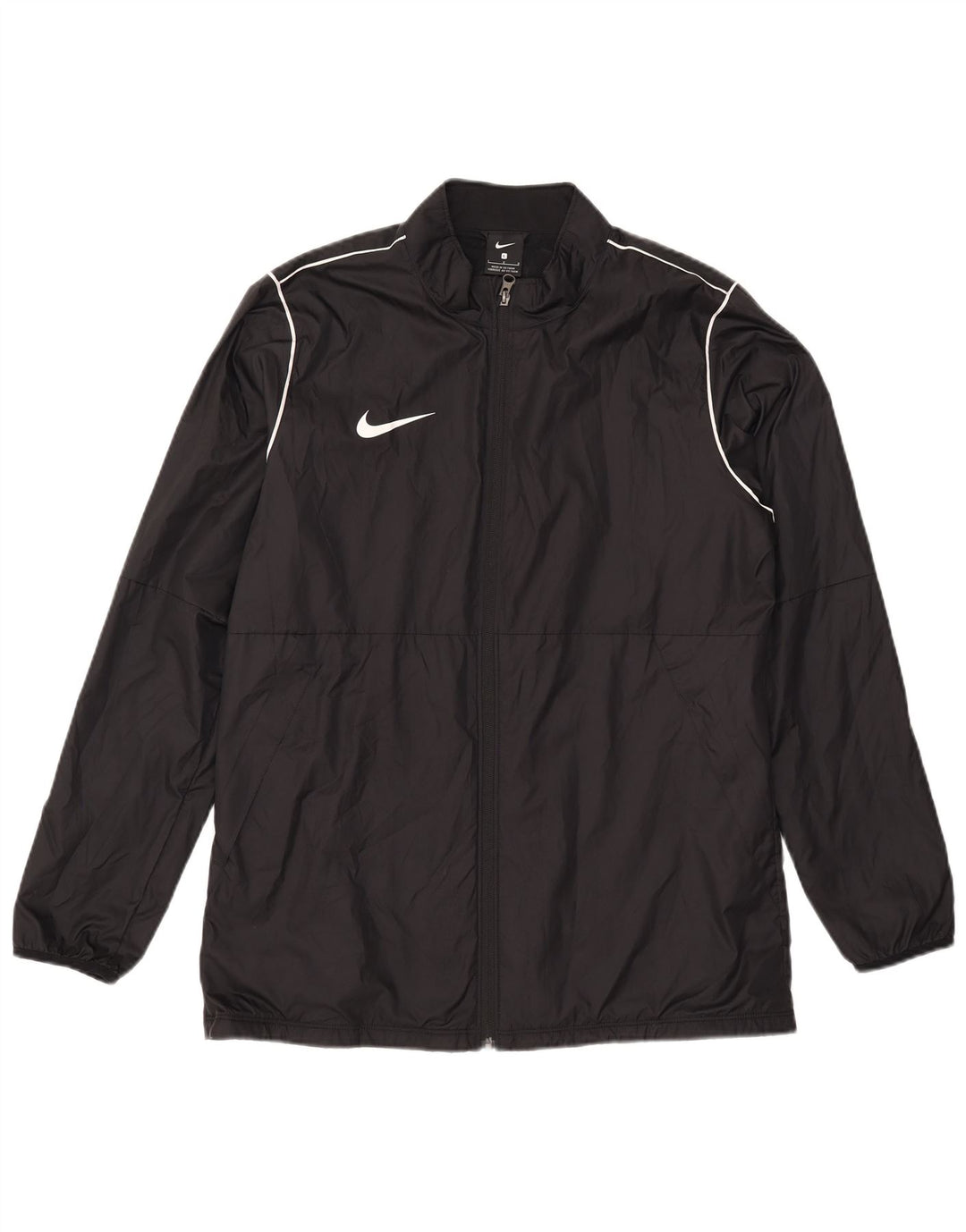 Nike Veste de pluie pour homme UK 40 Large Noir Polyester