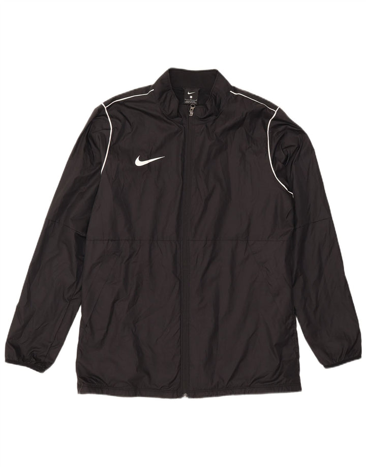 Nike Veste de pluie pour homme UK 40 Large Noir Polyester