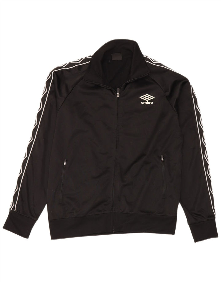UMBRO Veste de Survêtement Graphique Homme Noir Moyen Polyester
