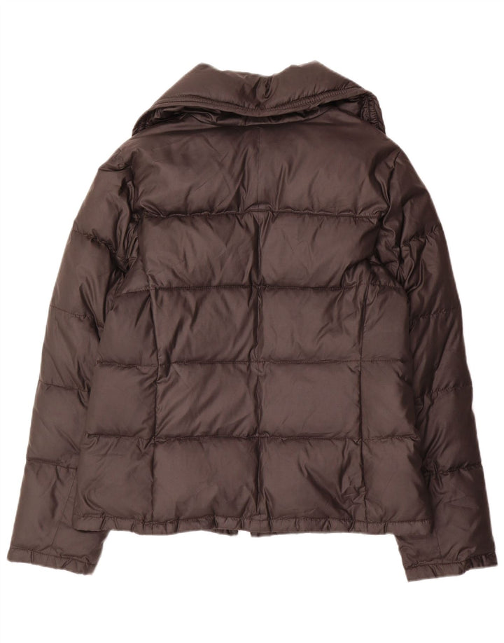 Hugo Boss Veste matelassée pour femme UK 14 Large Marron Polyester