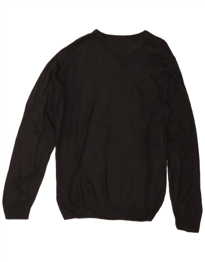 Marks & Spencer Pull Col V Homme XL Noir Acrylique