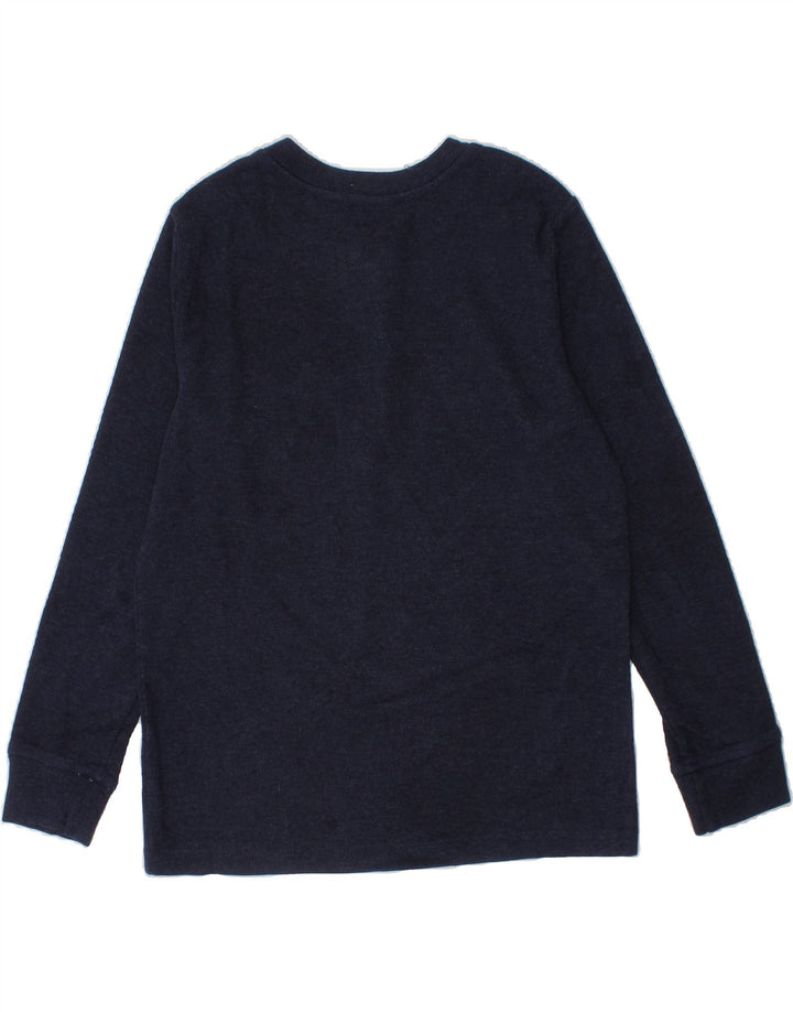 TOMMY BAHAMA Boys Top Long Sleeve 7-8 Years Navy Blue Classic Vintage Tommy Bahama and Second-Hand Tommy Bahama from Messina Hembry 
