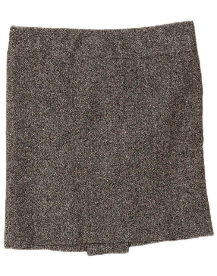 Benetton Jupe Droite Femme W32 Large Gris