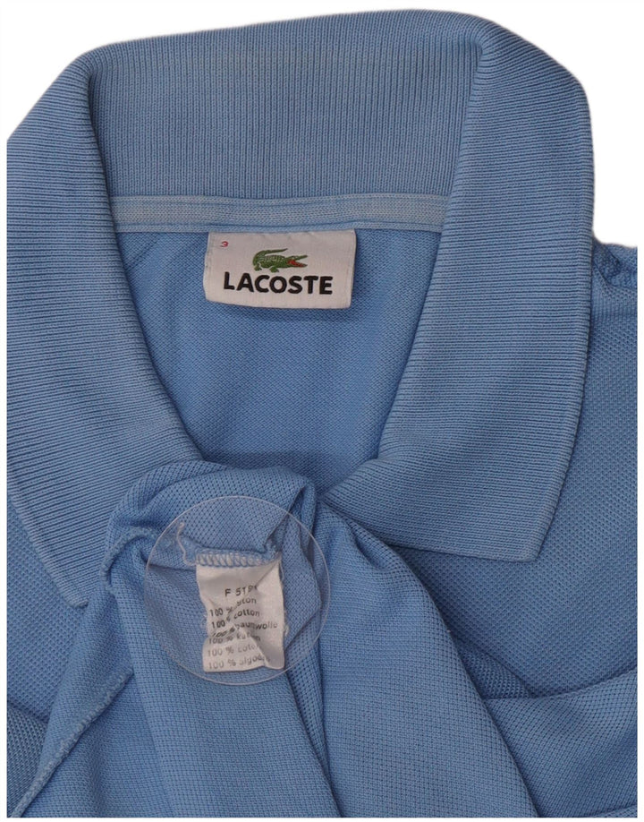 Lacoste Polo Homme Taille 3 Petit Bleu Coton