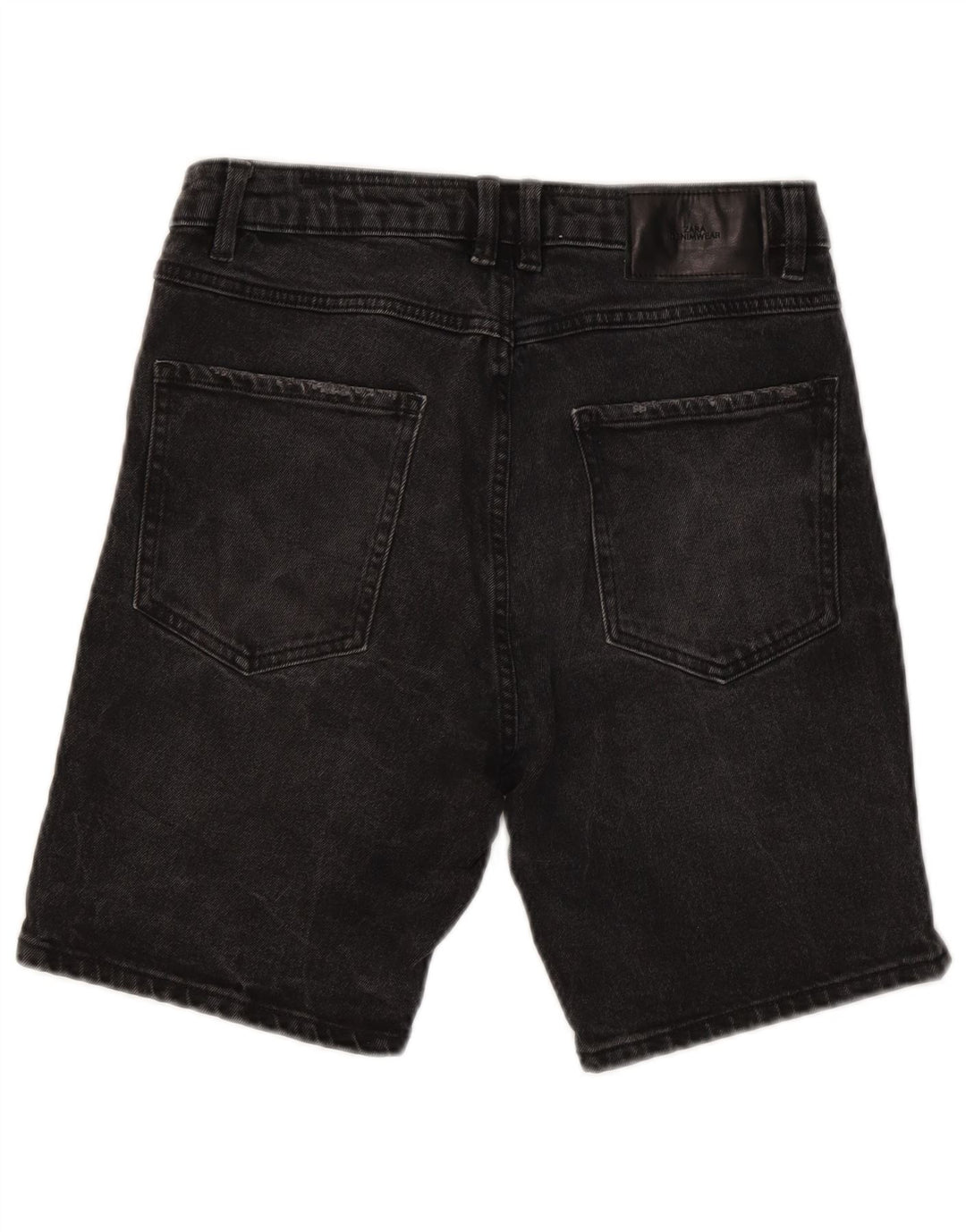 Zara Short en jean pour homme EU 38 Small W30 Coton noir