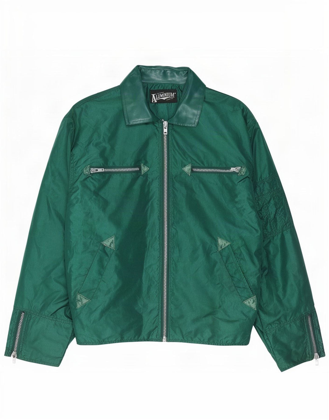 vintage Mens Bomber Jacket UK 40 Grand Nylon Vert