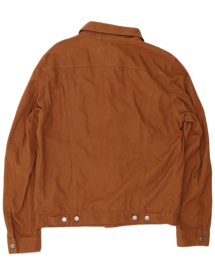 Guess Veste Bomber Homme UK 38 Coton Marron Moyen