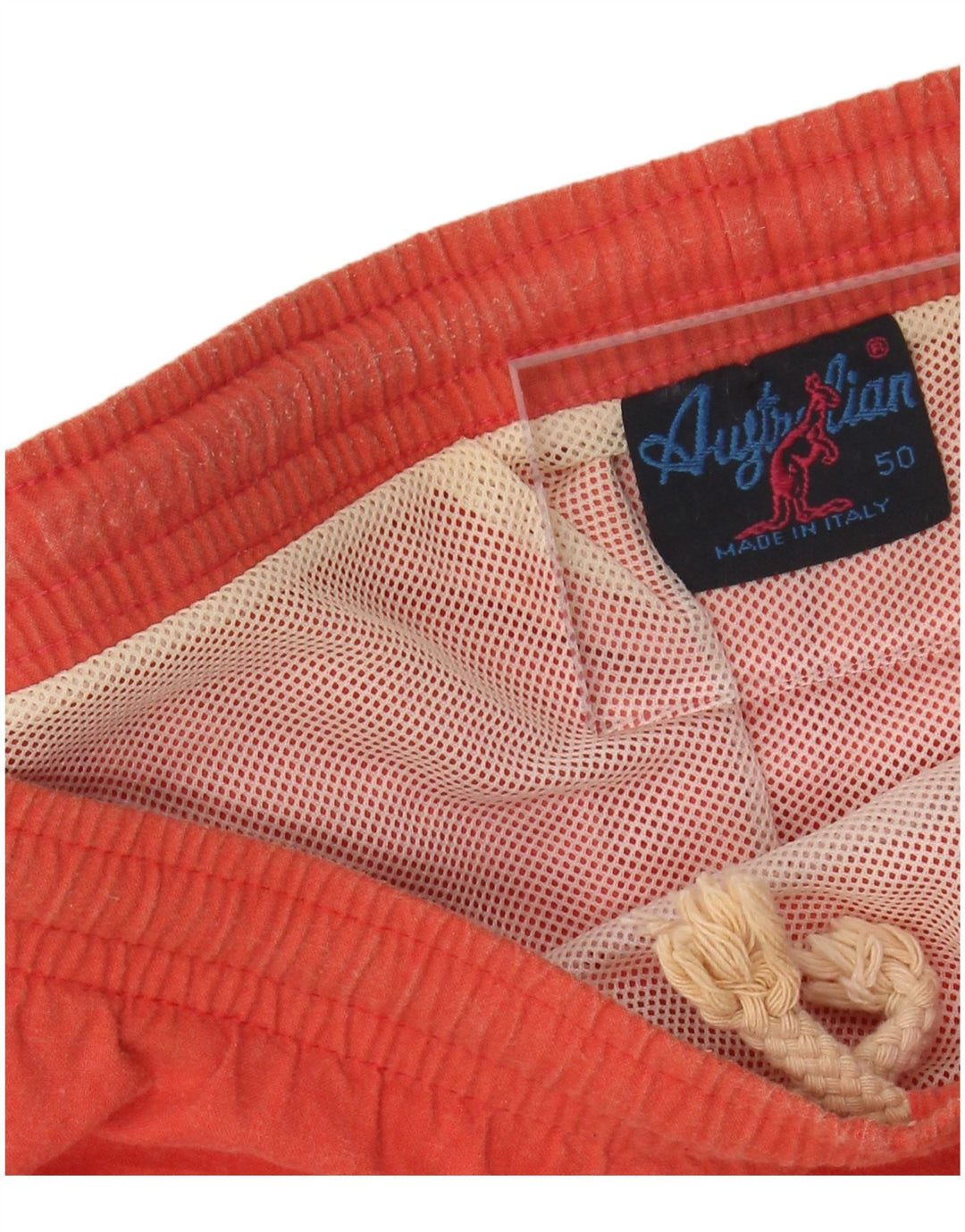 AUSTRALIAN L'ALPINA Short de bain graphique pour homme IT 50 Orange moyen