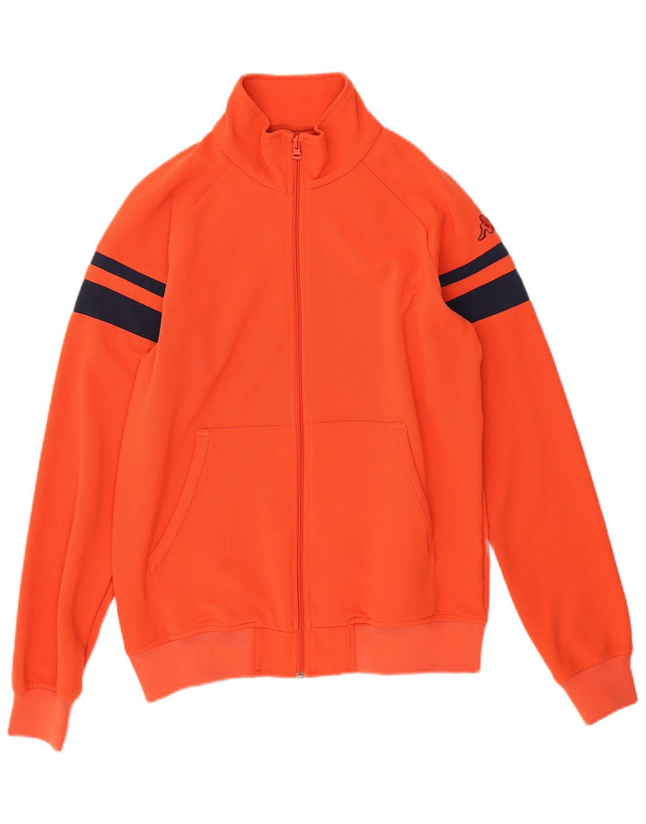 Kappa Veste de Survêtement Homme Rouge Moyen Polyester Colorblock