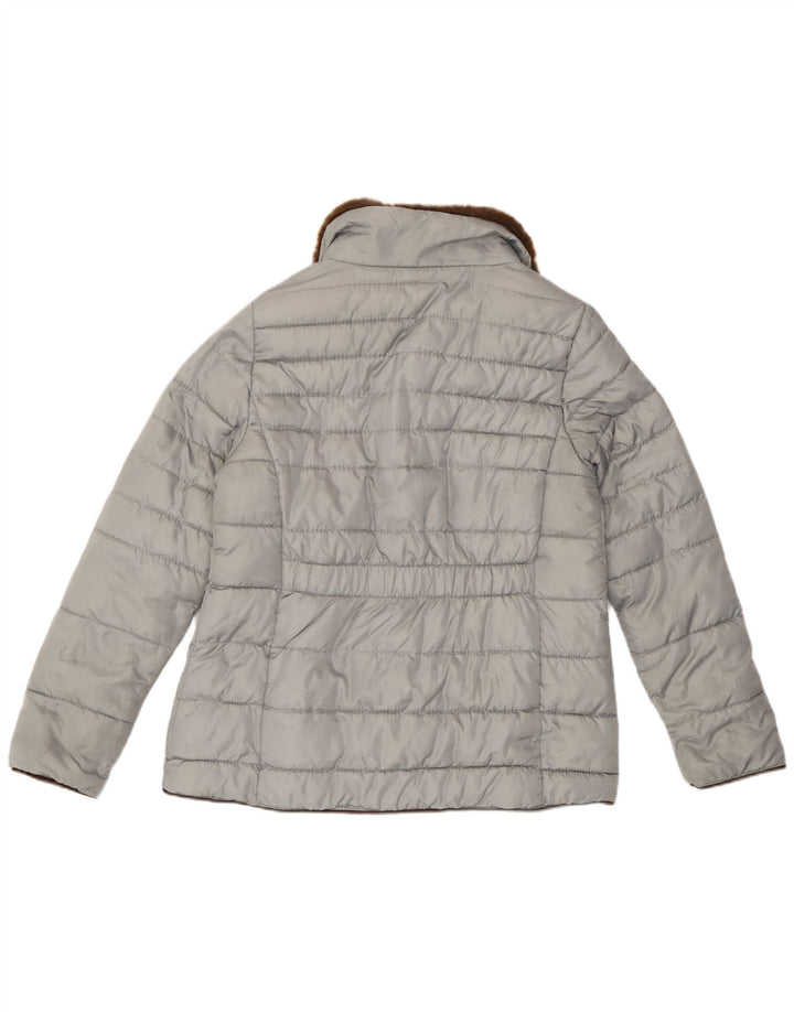 Peckott Veste matelassée Heritage Femme IT 42 Gris Moyen Polyester