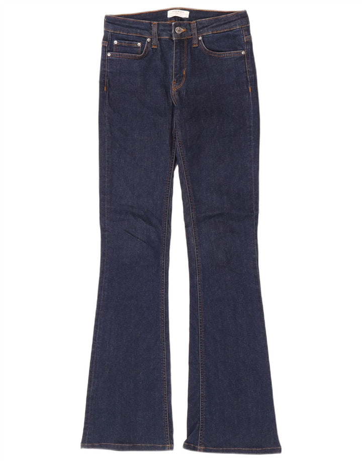 Jean évasé Zara Femme EU 34 2XS W24 L31 Bleu Marine
