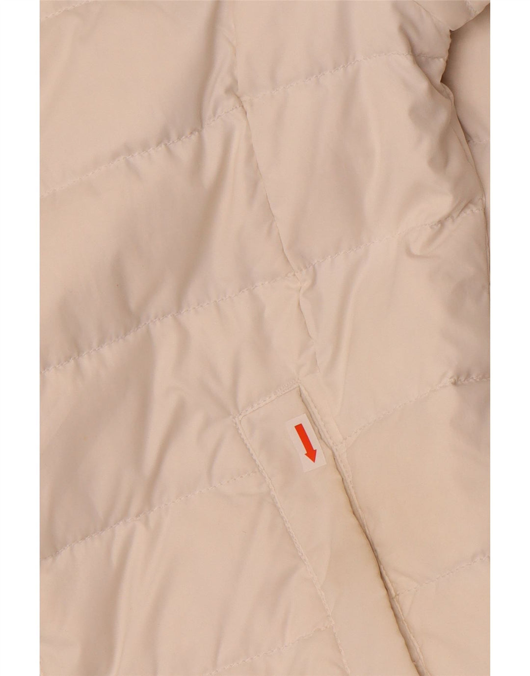 TOMMY HILFIGER Womens Hooded Padded Jacket UK 10 Small White Polyester