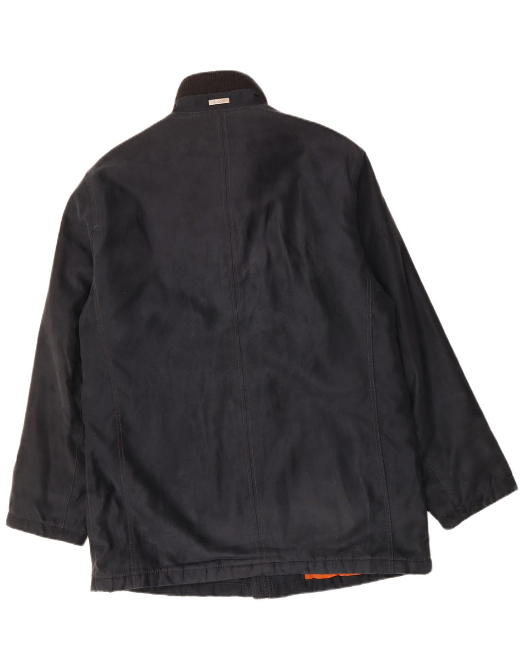 BUGATTI Mens Utility Jacket UK 42 XL Navy Blue Polyester