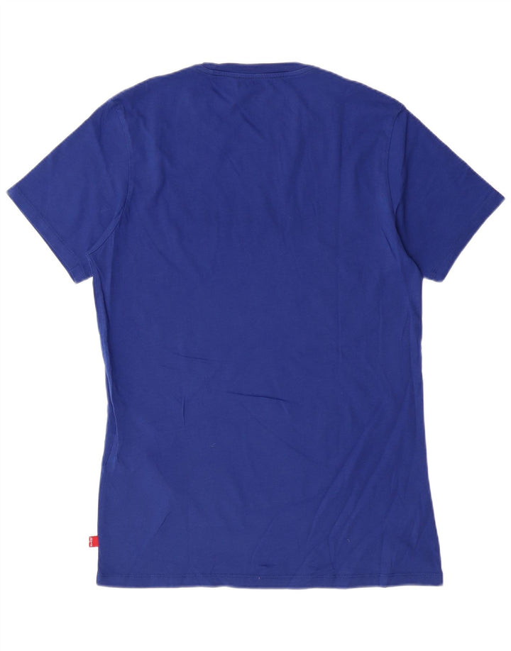 LEVI'S T-Shirt Graphique Homme Petit Bleu Coton