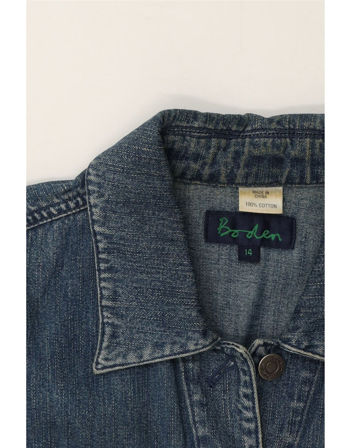 Veste en jean Boden pour femme UK 44 Large Bleu Coton