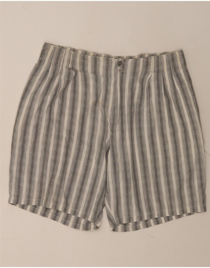 POP 84 Short Chino Homme W38 XL Gris Rayé