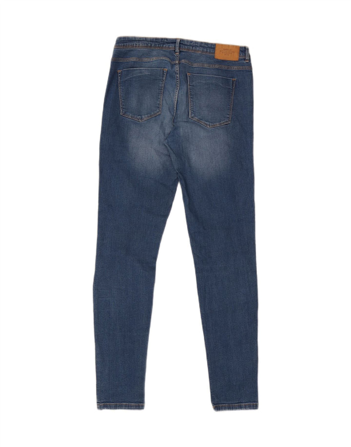Zara Jean skinny pour femme EU 40 Medium W30 L31 Bleu