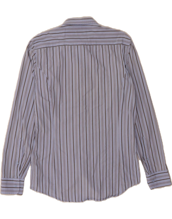 DIESEL Chemise Homme Large Bleu Rayé Coton