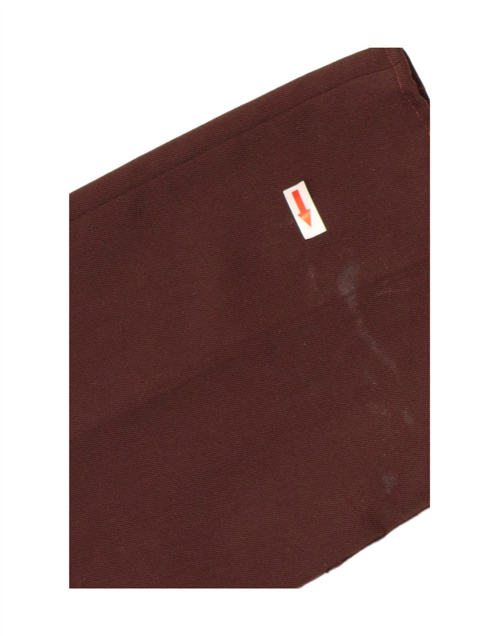 Pantalon Chino Droit Femme Zara Petit W26 L28 Marron Polyester