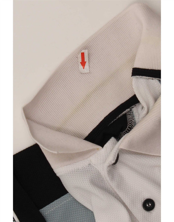 AUSTRALIAN L'ALPINA Polo Homme Grand Blanc Colorblock Polyester