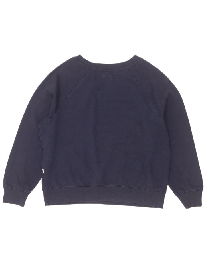 Saltrock Sweat-shirt graphique pour femme UK 12 Bleu marine moyen en coton