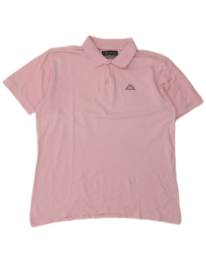 Kappa Polo Homme Grand Rose Coton