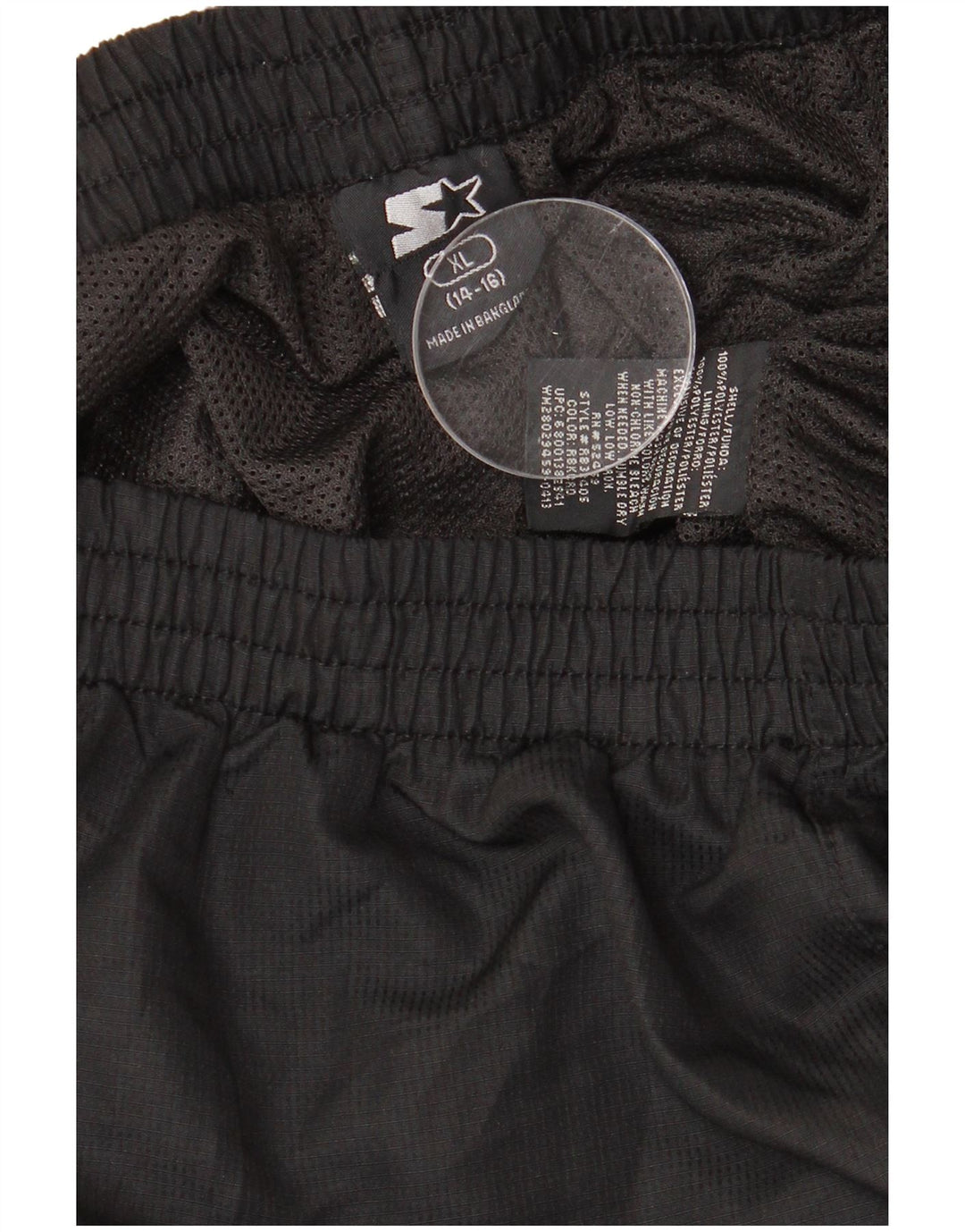 Pantalon de survêtement Starter pour garçon 14-15 ans XL Noir Colourblock Polyester