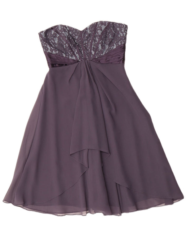 Coast Robe bustier pour femme UK 10 Petit Violet Polyester