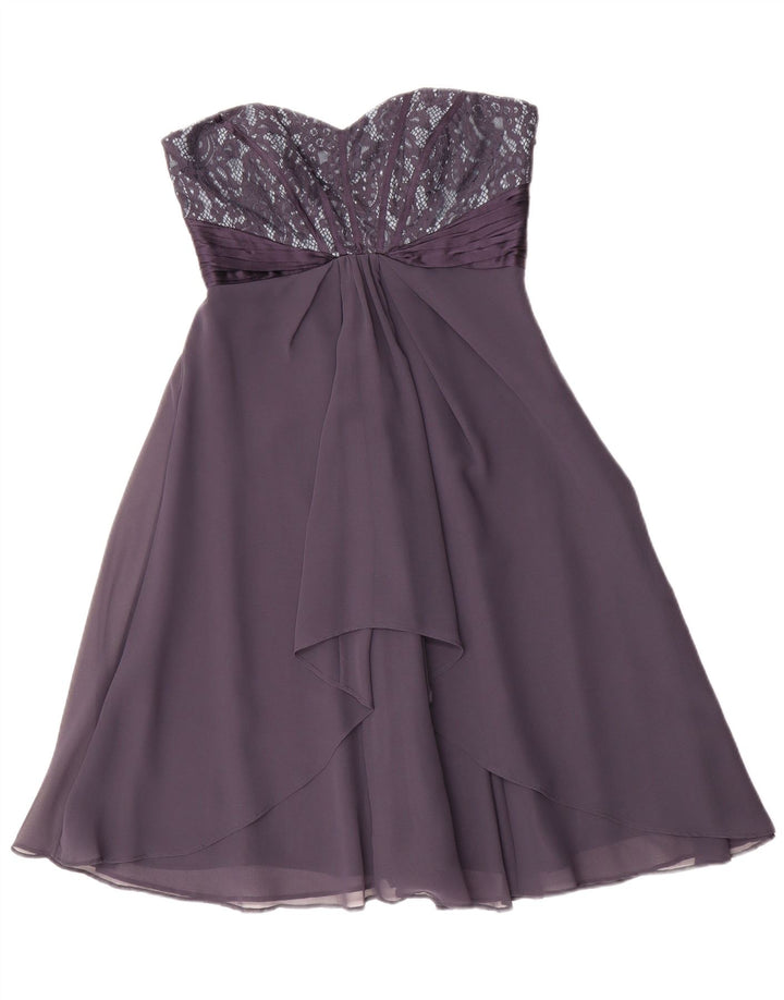 Coast Robe bustier pour femme UK 10 Petit Violet Polyester