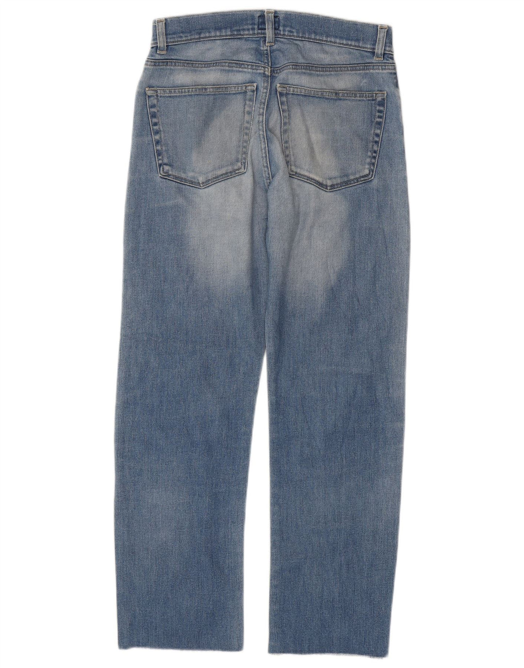 CALVIN KLEIN Jean Cropped Homme W30 L29 Bleu Coton