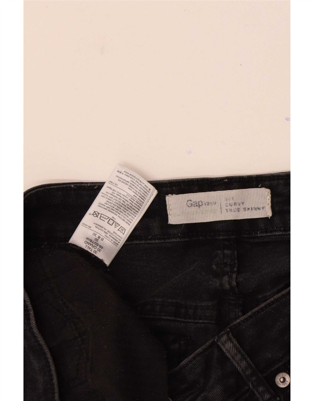 Gap Jean Skinny Femme W30 L32 Noir Coton